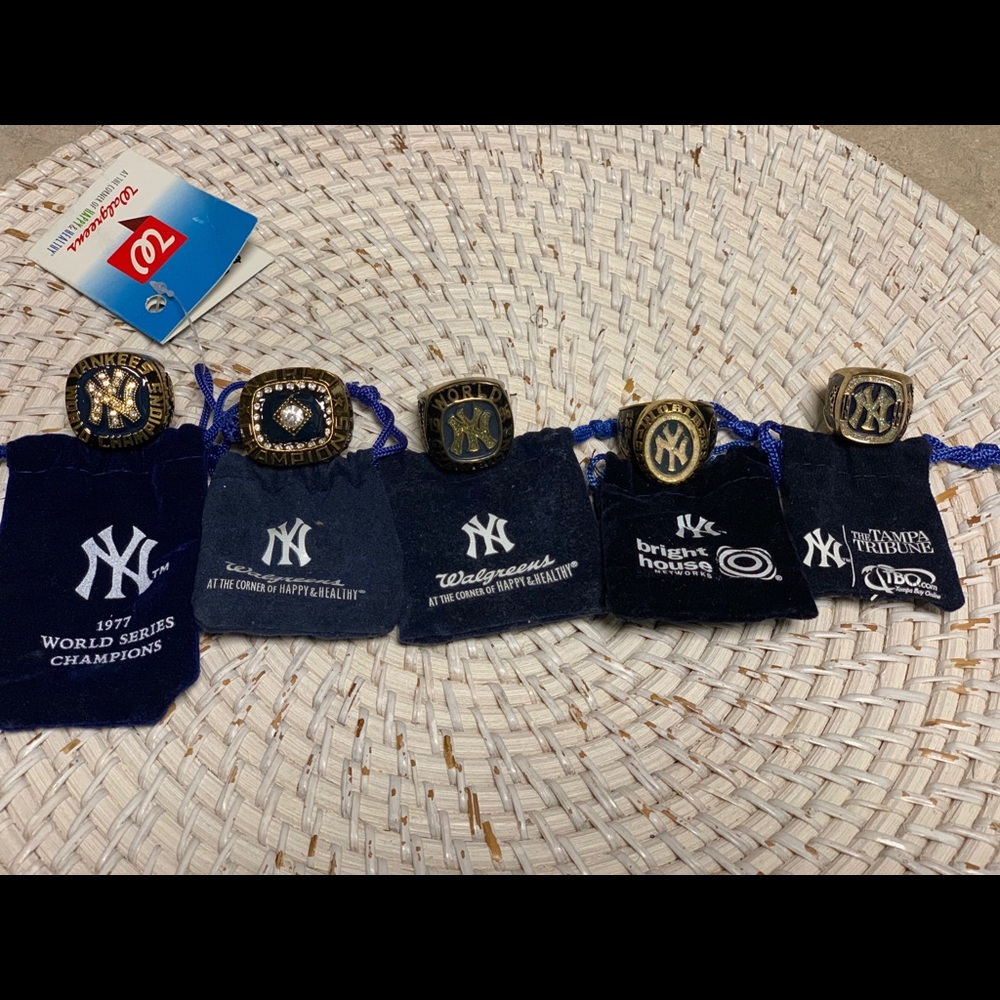 NY Yankees replica World Series Rings